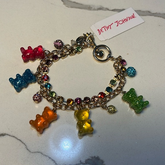 Betsey Johnson Gummy Bear Fireball Bracelet NWT - Picture 10 of 13